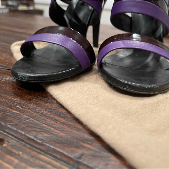 Auth Bottega Veneta Purple Heels - Picture 4 of 10